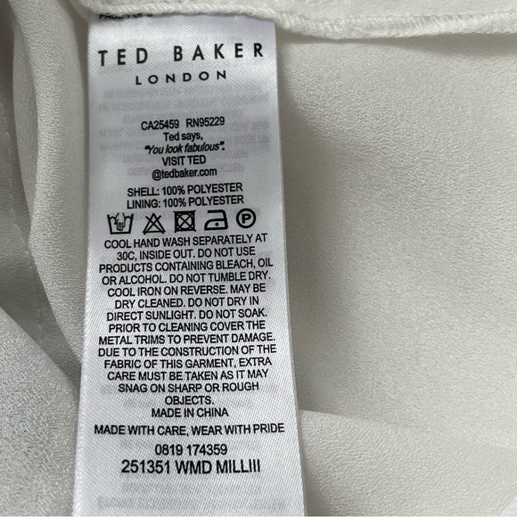 Ted Baker Millii Dress Size 6 Floral Tiered Midi Party Wedding Resort Garden - Picture 11 of 16